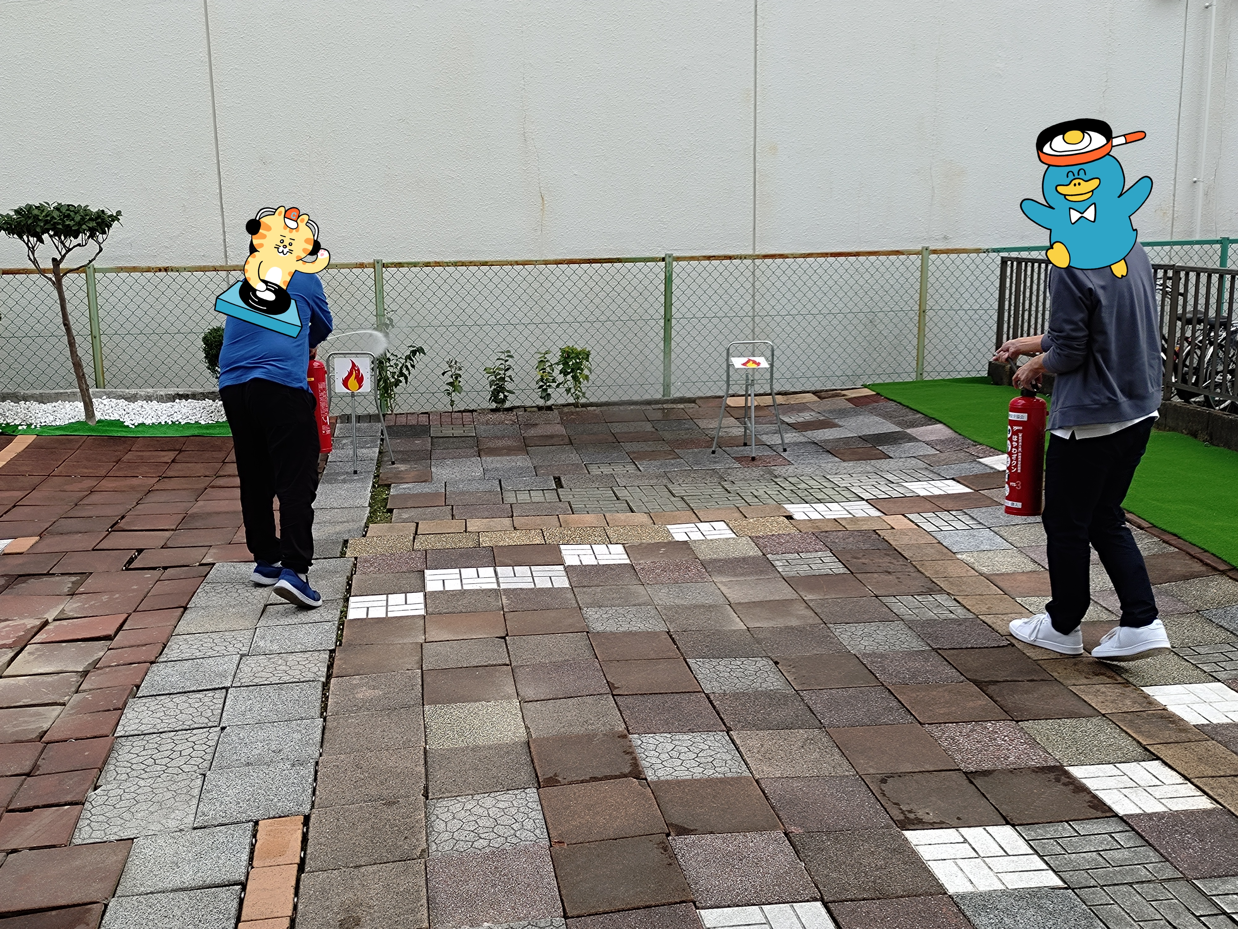 避難訓練,防災訓練,消火訓練,消火練習,訓練用消火器